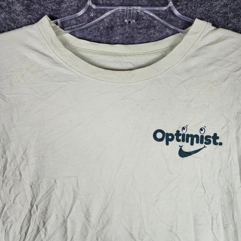 Nike Product Type Mens XL The Nike Tee Lime Green Optimist Graphic EUC